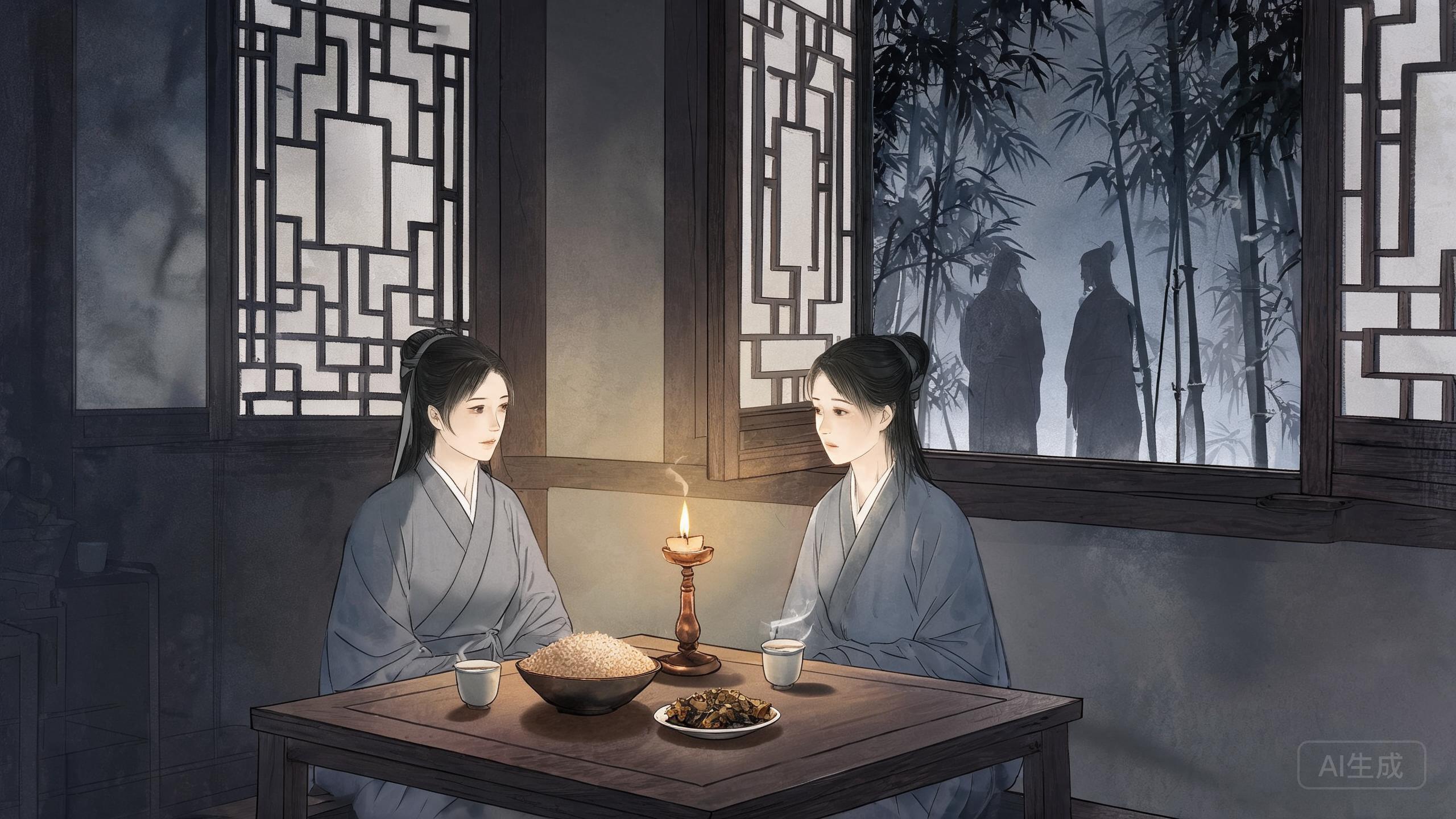 庵院对谈